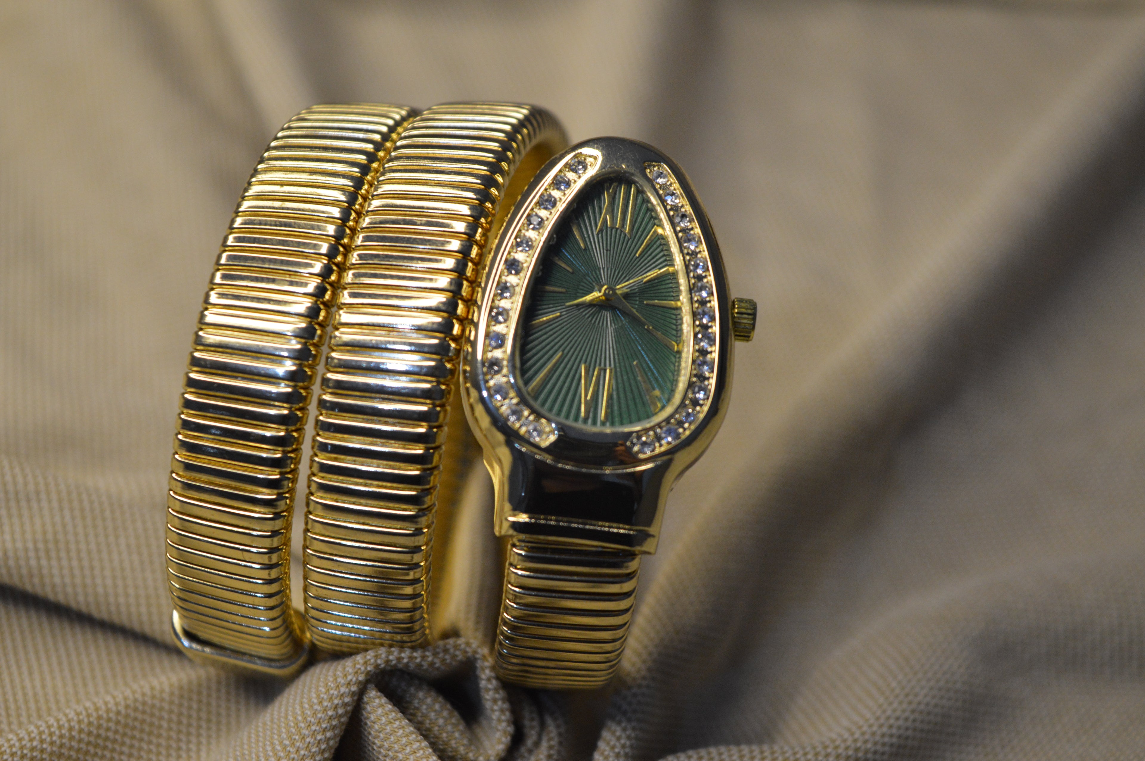 Yılan model - Kadın kol saati