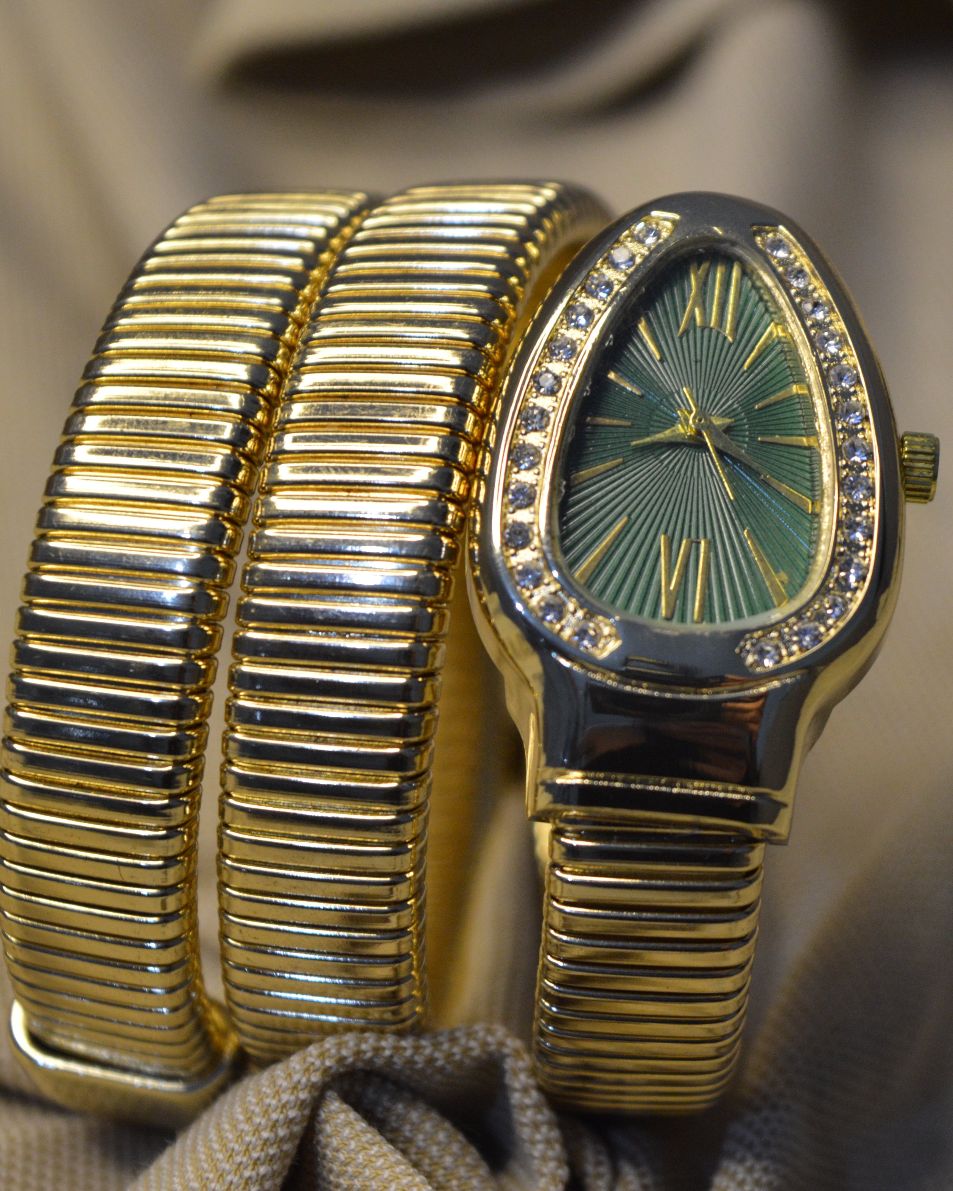 Yılan model - Kadın kol saati