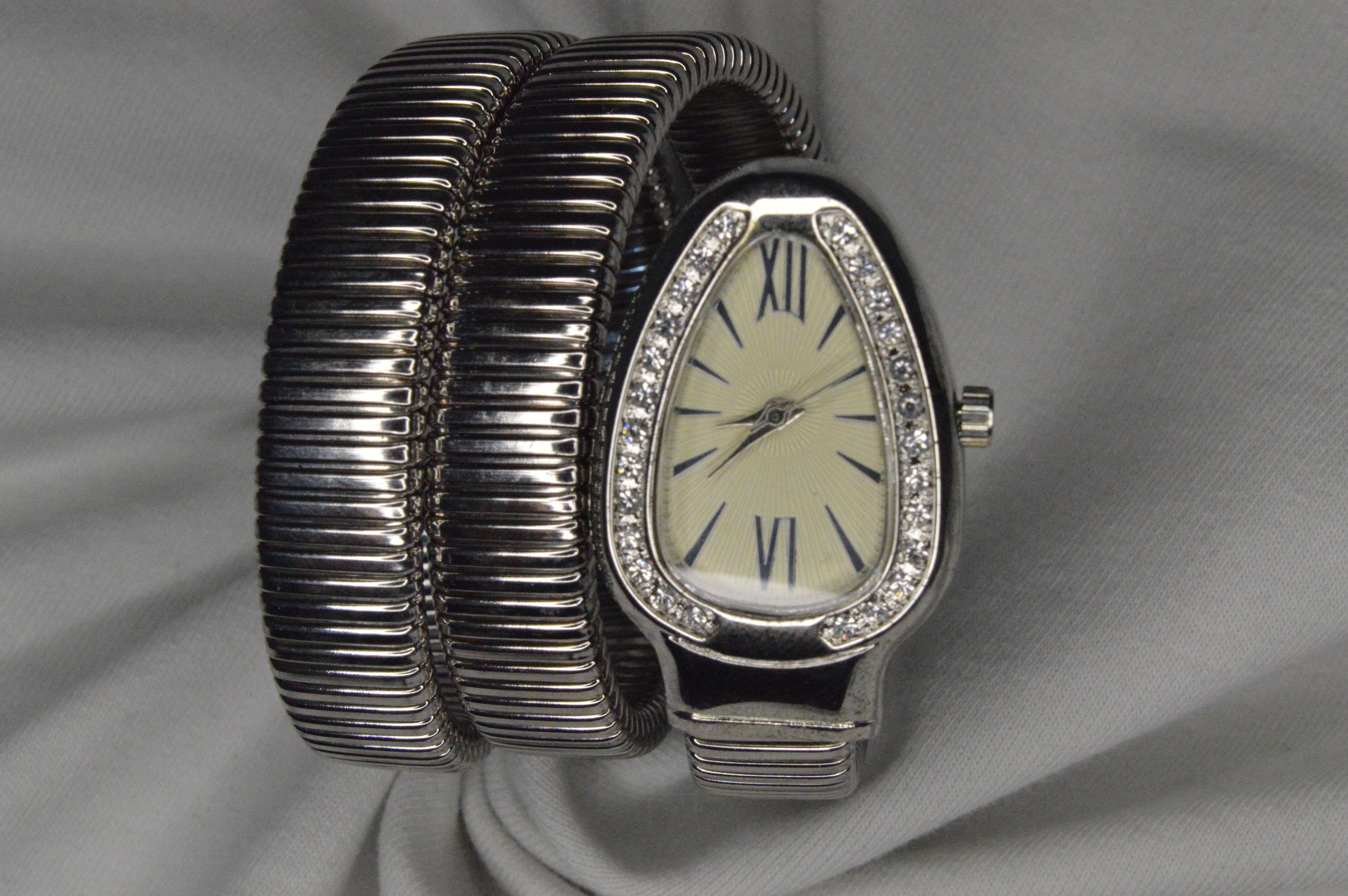 Yılan model - Kadın kol saati