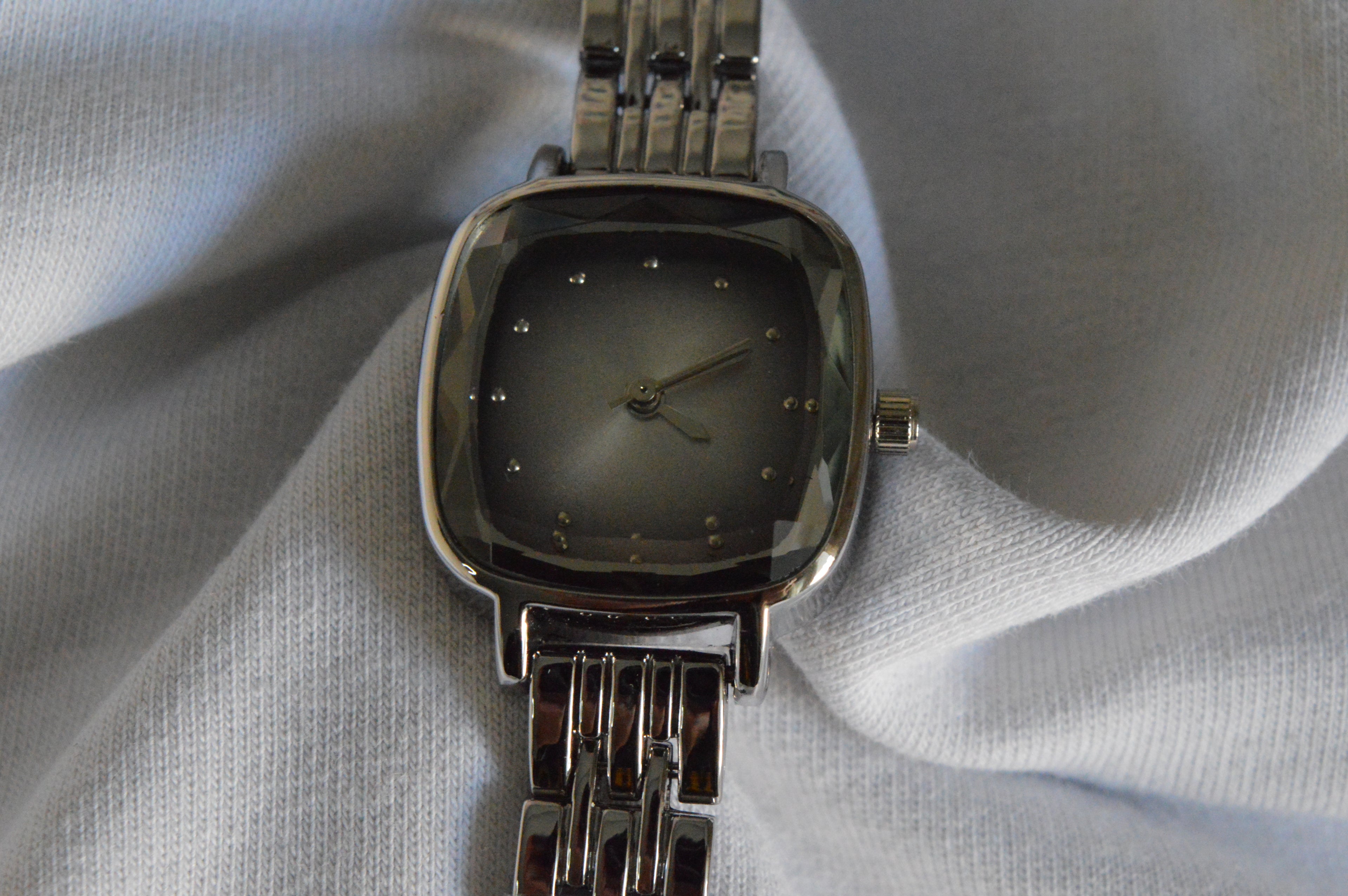 Gri Degrade Kadran Gümüş Kadın Saati